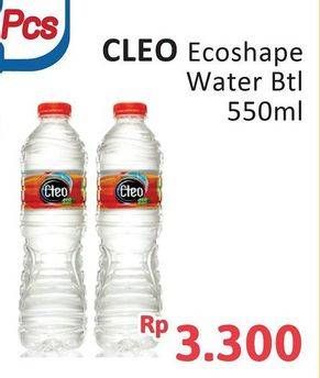Promo Harga Cleo Air Minum 550 ml - Alfamidi