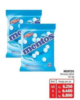 Promo Harga MENTOS Candy Mint 121 gr - Lotte Grosir