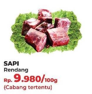 Promo Harga Daging Rendang Sapi Sapi per 100 gr - Yogya