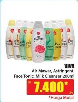 Promo Harga VIVA Air Mawar/Face Tonic/Milk Cleanser  - Hari Hari