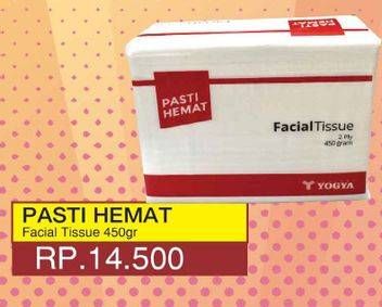 Promo Harga PASTI HEMAT Facial Tissue 450 gr - Yogya