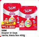 Promo Harga SGM Eksplor 1+ Susu Pertumbuhan Madu, Vanila 400 gr - Alfamart