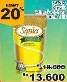 Promo Harga SANIA Minyak Goreng Royale 1 ltr - Giant