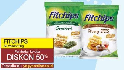 Promo Harga FITCHIPS Delicious Multigrain Chips All Variants 60 gr - Yogya