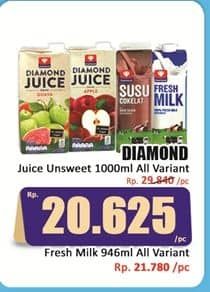 Promo Harga Diamond Juice All Variants 946 ml - Hari Hari