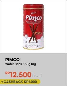 Promo Harga Pimco Wafer Stick Brown Sugar 150 gr - Indomaret