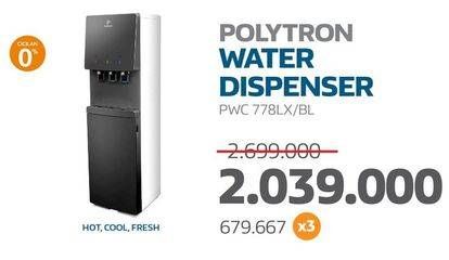 Promo Harga Polytron PWC778 Dispenser  - Electronic City