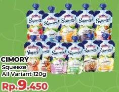 Promo Harga Cimory Squeeze Yogurt All Variants 120 gr - Yogya
