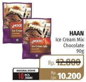 Promo Harga HAAN Ice Cream Mix Chocolate 90 gr - Lotte Grosir