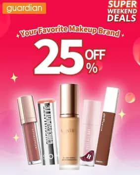 Promo Harga Your Favorite Makeup Brand  - Guardian