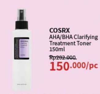 Promo Harga Cosrx AHA/ BHA Clarifying Treatment Toner 150 ml - Guardian