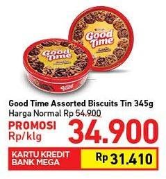 Promo Harga GOOD TIME Cookies Chocochips 345 gr - Carrefour