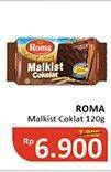 Promo Harga ROMA Malkist Cokelat 120 gr - Alfamidi