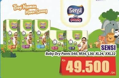 Promo Harga Sensi Dry Pants S40, M34, L30, XL24, XXL22 22 pcs - Hari Hari