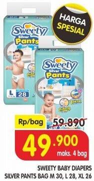 Promo Harga Sweety Silver Pants M30, L28, XL26  - Superindo