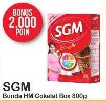 Promo Harga SGM Bunda Susu Ibu Hamil & Menyusui Cokelat 300 gr - Alfamart