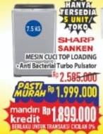 Promo Harga SHARP Mesin Cuci 1 Tabung  - Hypermart