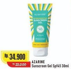 Promo Harga Azarine Hydrasoothe Sunscreen Gel SPF45 30 ml - Alfamart