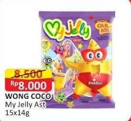 Promo Harga Wong Coco My Jelly per 15 pcs 14 gr - Alfamart