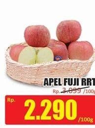 Promo Harga Apel Fuji RRT per 100 gr - Hari Hari