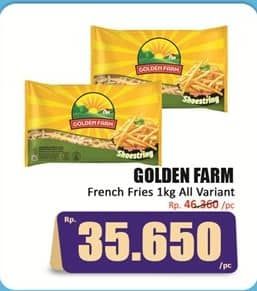 Promo Harga Golden Farm French Fries All Variants 1000 gr - Hari Hari