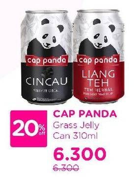 Promo Harga Cap Panda Minuman Kesehatan Cincau 310 ml - Watsons