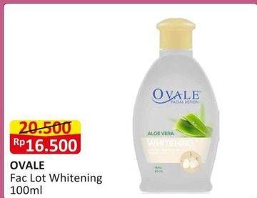 Promo Harga Ovale Facial Lotion Whitening 100 ml - Alfamart