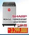 Promo Harga SHARP ES-M1000T Mesin Cuci Top Load 10 kg - Hypermart