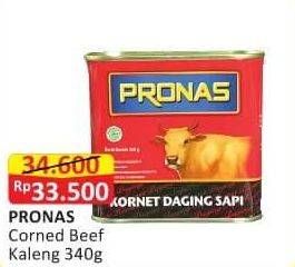 Promo Harga PRONAS Corned Beef 340 gr - Alfamart