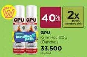 Promo Harga CAP LANG GPU Krim Hot per 2 pcs 120 gr - Watsons