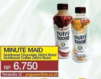 Promo Harga MINUTE MAID Nutriboost Chocolate, Coffee 240 ml - Yogya