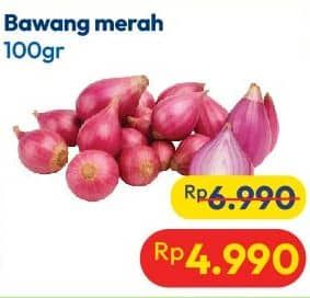 Promo Harga Bawang Merah per 100 gr - Hypermart