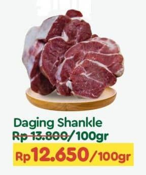 Promo Harga Daging Sengkel (Shankle) per 100 gr - TIP TOP