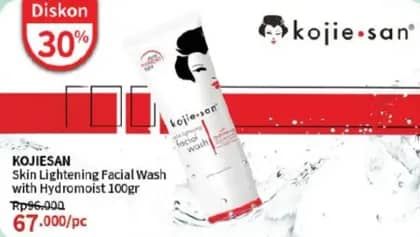 Promo Harga Kojie San Skin Lightening Facial Wash with Hydromoist  - Guardian