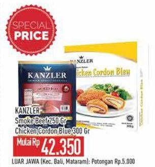 KANZLER Smoke Beef 250gr / Chicken Cordon Bleu 300gr