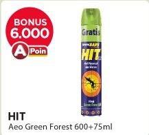 Promo Harga HIT Aerosol Green Forest 600 ml - Alfamart