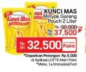 Promo Harga Kunci Mas Minyak Goreng 2000 ml - LotteMart