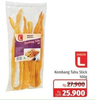 Promo Harga CHOICE L Kembang Tahu Stick 100 gr - Lotte Grosir