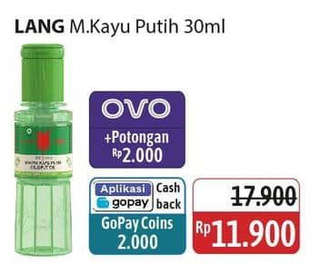 Promo Harga Cap Lang Minyak Kayu Putih 30 ml - Alfamidi