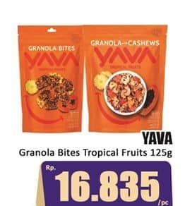Promo Harga Yava Granola Bites Tropical Fruits 125 gr - Hari Hari