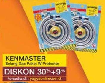Promo Harga KENMASTER Selang Gas Paket + Protector 1 pcs - Yogya