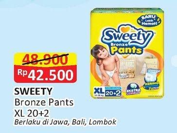 Promo Harga Sweety Bronze Pants XL20+2  - Alfamart