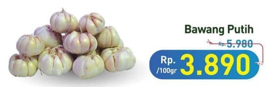 Promo Harga Bawang Putih per 100 gr - Hypermart