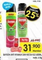 Promo Harga Baygon Insektisida Spray All Variants 600 ml - Superindo