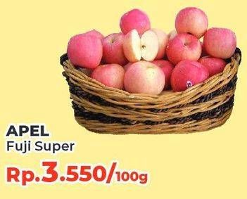 Promo Harga Apel Fuji Super per 100 gr - Yogya