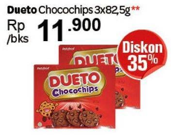 Promo Harga DUETO Chocochips 3 pcs - Carrefour