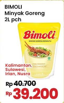 Promo Harga Bimoli Minyak Goreng 2000 ml - Indomaret