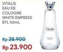 Promo Harga VITALIS Eau De Cologne Empress Moscow 50 ml - Indomaret