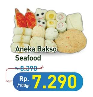 Promo Harga Aneka Bakso Seafood per 100 gr - Hypermart