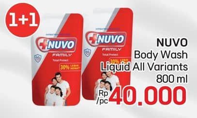Promo Harga Nuvo Body Wash All Variants 800 ml - LotteMart